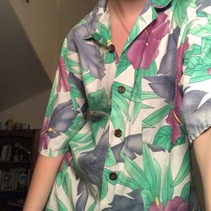 vintage Hawaiian shirt with tiger